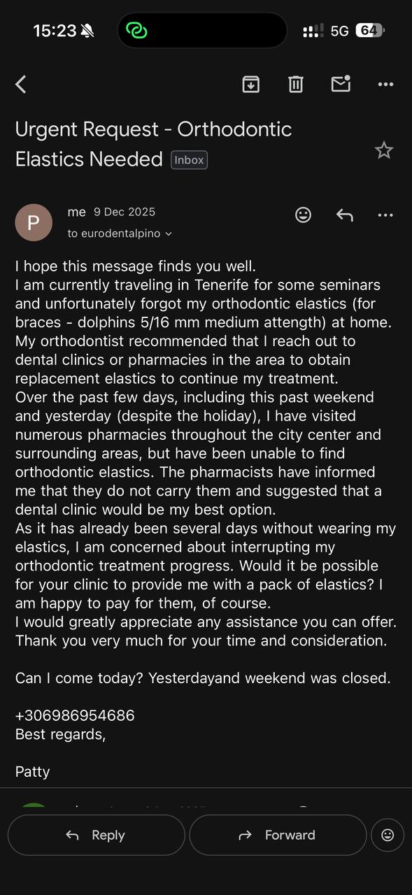 Dental emergency Tenerife